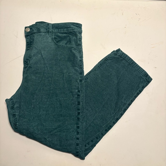 LOFT Denim - LOFT Teal Slim Straight Jeans